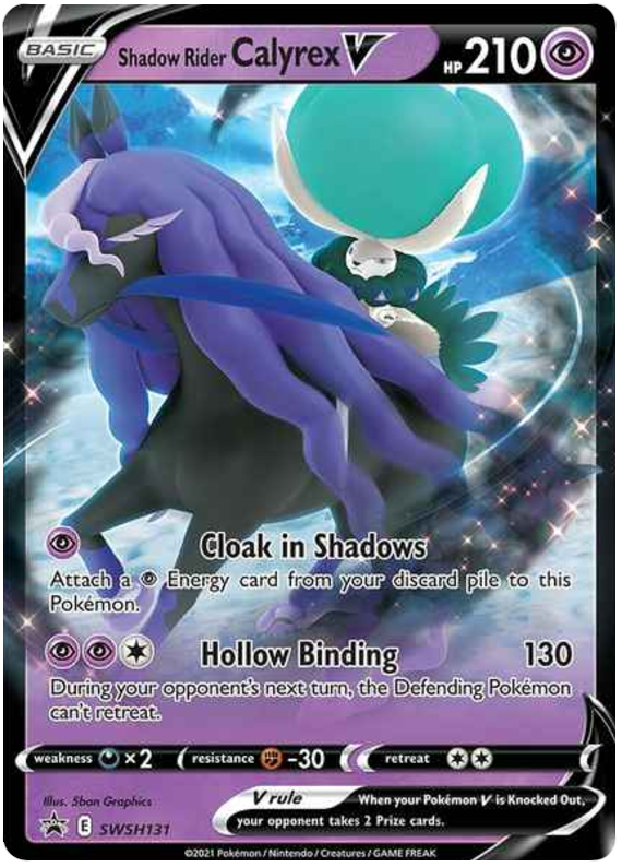 Shadow Rider Calyrex V - Sword & Shield Promos - SWSH131