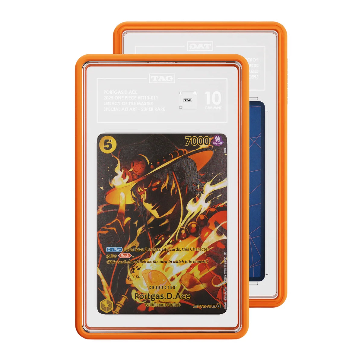 GradedGuard - Slab Protector - TAG - Orange