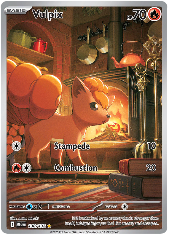 Vulpix - Mega Evolution - 138/132
