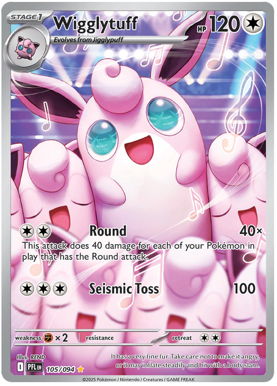 Wigglytuff - Phantasmal Flames - 105/094