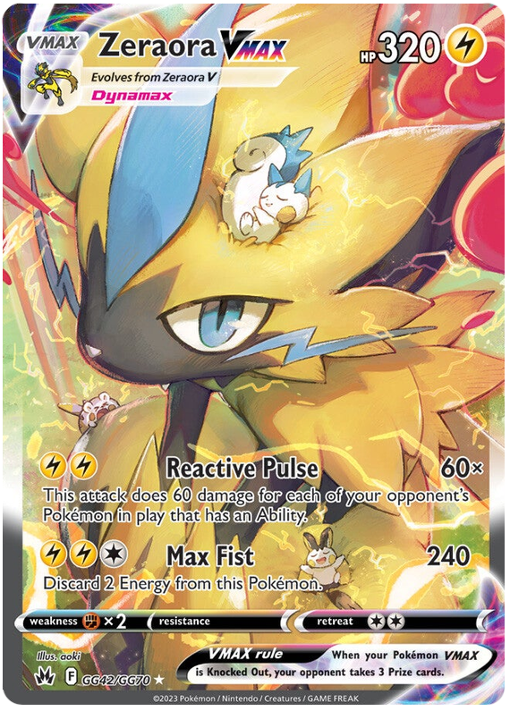 Zeraora Vmax - Crown Zenith - GG42/GG70