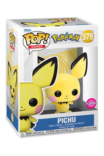 Pokémon Dit is Pichu van Pokémon als Flocked Funko Pop. Deze figuur is ongeveer 9 CM groot en komt in een vensterverpakking.