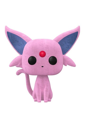 Pokémon Dit is Espeon van Pokémon als Flocked Funko Pop. Deze figuur is ongeveer 9 CM groot en komt in een vensterverpakking.