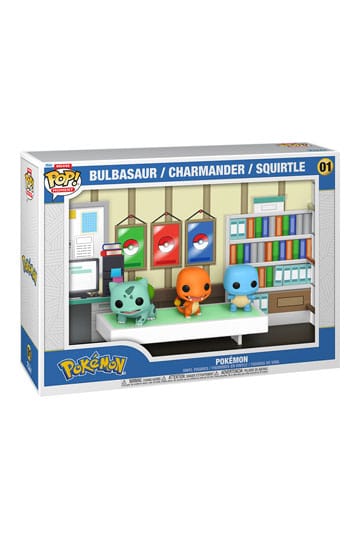 Pokémon Breng de magie van de Pokémon-wereld tot leven met de POP Moments Deluxe Vinyl Figures Pokémon - Starters #1! Deze gedetailleerde en prachtige figuren zijn een must-have voor elke Pokémon-fan en vinylfigurenverzamelaar. Geïnspireerd door de iconis