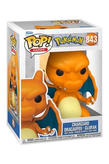 Pokémon Dit is Charizard van Pokémon als Funko Pop. Deze figuur is ongeveer 9 CM groot en komt in een vensterverpakking.