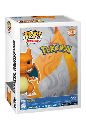 Pokémon Dit is Charizard van Pokémon als Funko Pop. Deze figuur is ongeveer 9 CM groot en komt in een vensterverpakking.