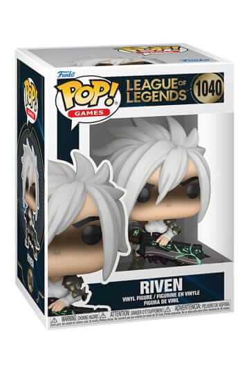 UITVERKOOP Deze League of Legends Funko Pop van Riven is ongeveer 9 cm groot en komt in een vensterverpakking.
