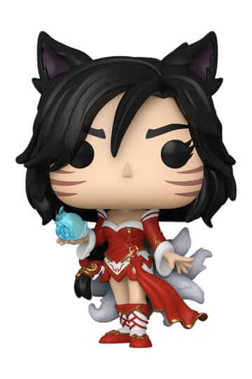 UITVERKOOP Deze League of Legends Funko Pop van Ahri is ongeveer 9 cm groot en komt in een vensterverpakking.