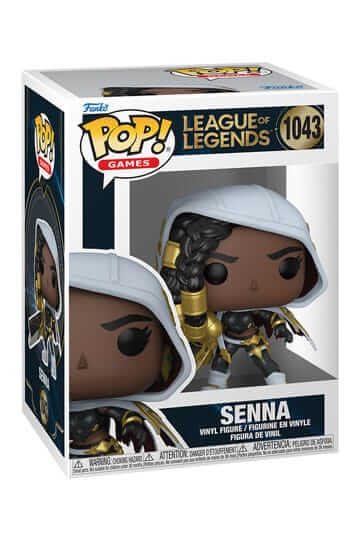 UITVERKOOP Deze League of Legends Funko Pop van Senna is ongeveer 9 cm groot en komt in een vensterverpakking.