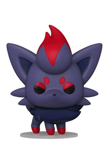 Pokémon Dit is Zorua als Funko Pop! figuur, komt verpakt in een window display box en is ongeveer 9 cm groot.