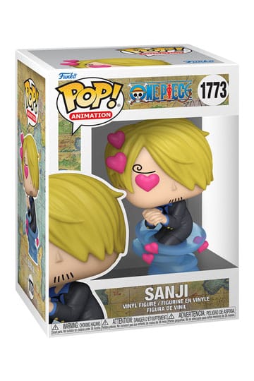 One Piece Dit is Sanji van One Piece als Funko Pop. Deze Funko Pop is ongeveer 9 CM groot en komt in een vensterverpakking.