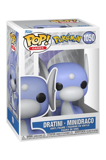 Pokémon Dit is Dratini van Pokémon als Funko Pop. Deze figuur is ongeveer 9 CM groot en komt in een vensterverpakking.