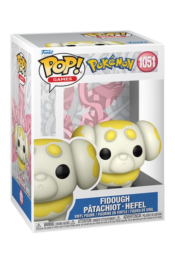 Pokémon Dit is Fidough van Pokémon als Funko Pop. Deze figuur is ongeveer 9 CM groot en komt in een vensterverpakking.