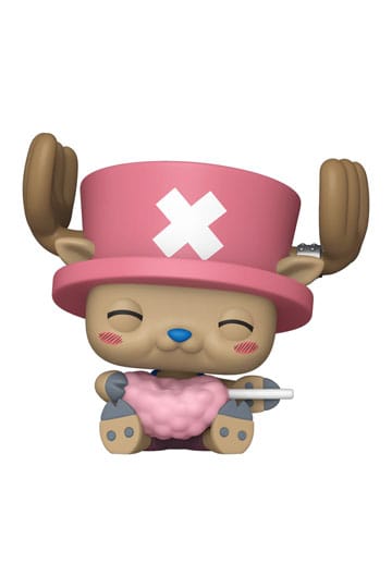 One Piece Breng de vrolijke arts van de Straw Hat Pirates tot leven met deze exclusieve Funko POP!-figuur! Tony Tony Chopper is afgebeeld terwijl hij heerlijk van suikerspin geniet, wat zorgt voor een charmante en unieke toevoeging aan je One Piece-verzam
