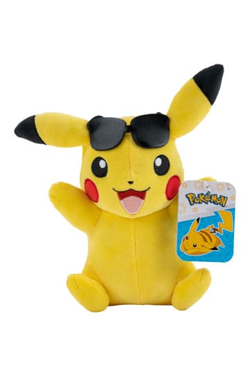 Pokémon Plüschfigur Pikachu mit Sonnenbrille 20 cm