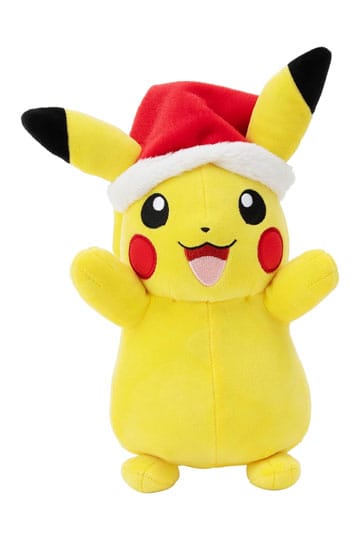 Pokémon Plush Figure Winter Pikachu with Christmas Hat 20 cm