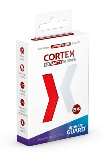Accessoires Ultimate Guard CORTEX sleeves are a perfect choice for all TCG brain athletes! Designed for your daily use, Ultimate Guard CORTEX sleeves combine precision engineering and high-quality materials with an additional focus on value. Meant as an e