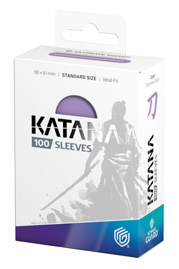 Accessoires Protect your cards like a Samurai with Ultimate Guard's Katana sleeves! Honoring the tradition of great Japanese craftmanship, these precision-made, top-of-the-line sleeves are fully opaque, extremely durable and will meet the highest standard