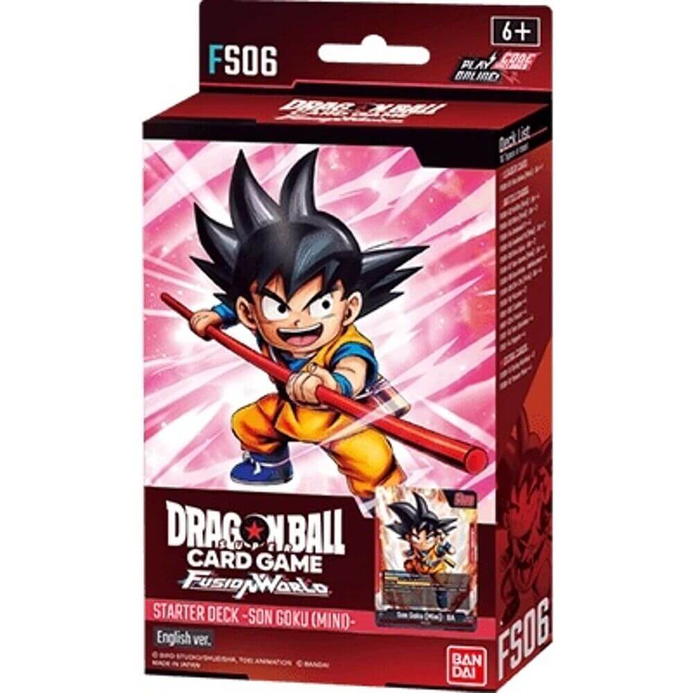 Dragon Ball One starter deck is all you need to start the game!A complete set that includes all. Even if you have never played the game before, you can start playing right away by purchasing one of the starter decks. In addition, one booster pack of Fusio