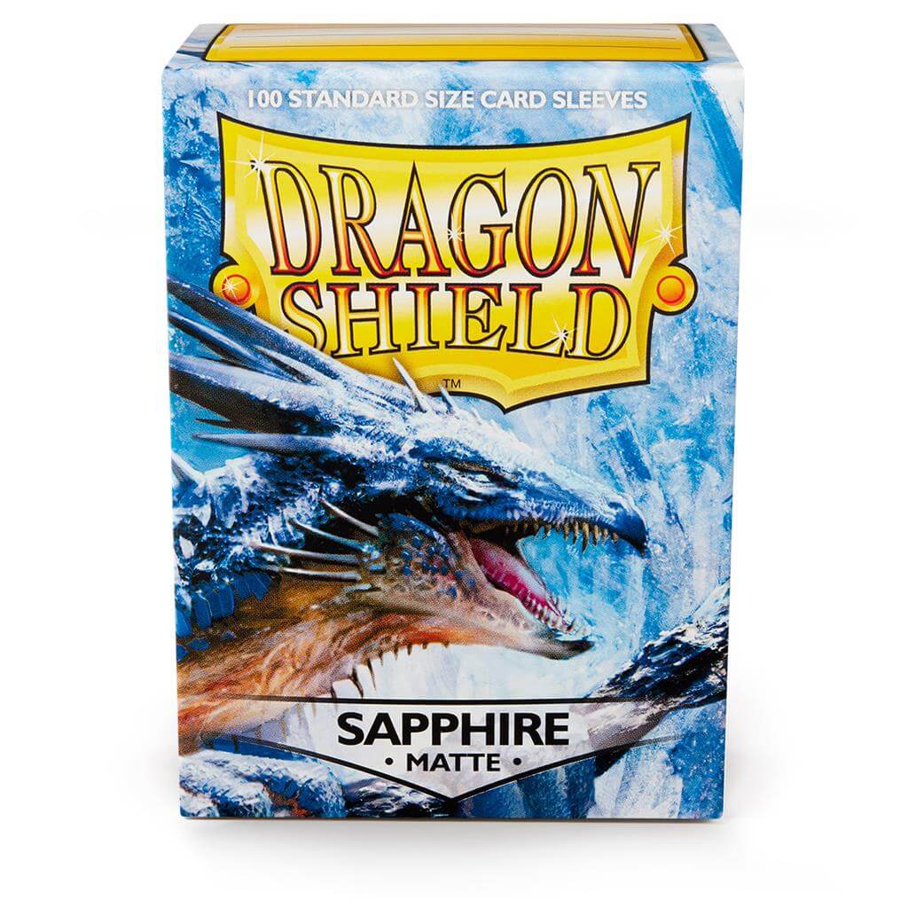 Accessoires Standard-size Dragon Shield Matte sleeves (63x88mm) met origineel draken artwork. Deze sleeves zijn PVC-vrij en geschikt voor kaartspellen zoals Magic: The Gathering, Pokémon TCG en andere kaartspellen. Een box bevat 100 sleeves en is voorzien