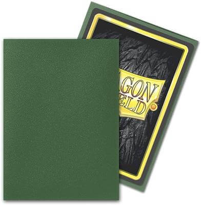 Accessoires The deep green of a thriving enchanted forest. Matte sleeves, the popular line of textured Dragon Shield sleeves with supreme handling. A perfect mix of durability and shuffle-ability. The Professor's #1 pick for trading card sleeves. The stur