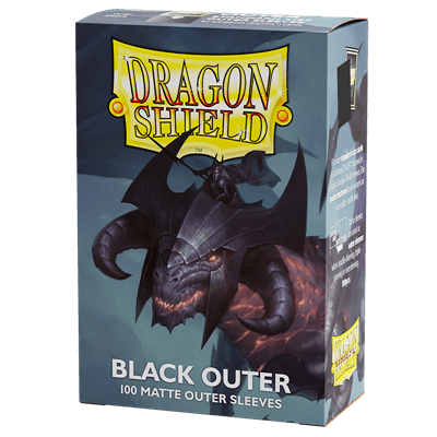Accessoires It's time to take card protection to another level with Matte Black Outer Sleeves. Outer sleeves can be used to double or triple-sleeve decks for an extra layer of protection against dust, dirt and spills. Matte Black Outer Sleeves also give y