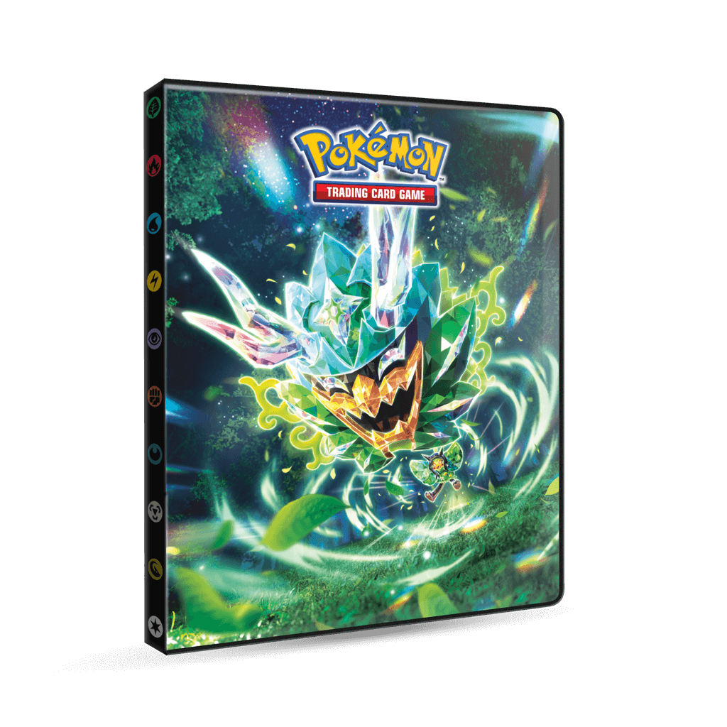 Pokémon 9-Pocket Portfolios for Pokemon feature a vibrant, full-art cover. Each portfolio stores and protects up to 90 standard size cards single-loaded and 180 cards double-loaded in archival-safe polypropylene pages. Made in California, U.S.A. Officiall