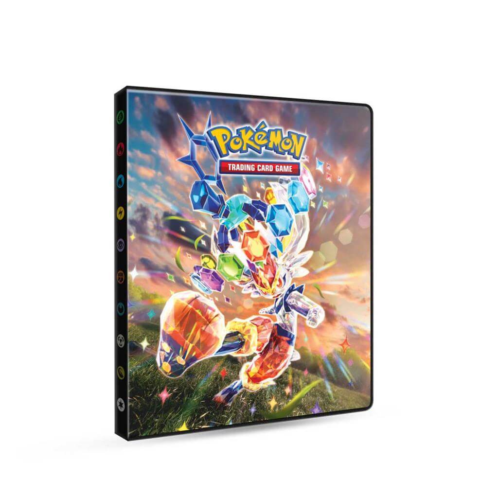 Pokémon 4-Pocket Portfolios for Pokémon feature a vibrant, full-art cover. Each portfolio stores and protects up to 40 standard size cards single-loaded and 80 cards double-loaded in archival-safe polypropylene pages. There are also pages in the center of