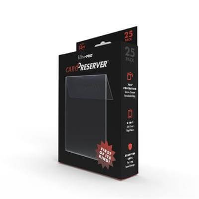 Accessoires Ultra PRO’s revolutionary CardPreserver™ protective holders provide trading card security and long-term storage with a built-in, 2-in-1 benefit.CardPreserver protective holders feature a soft front for easy card loading and a rigid back to hel