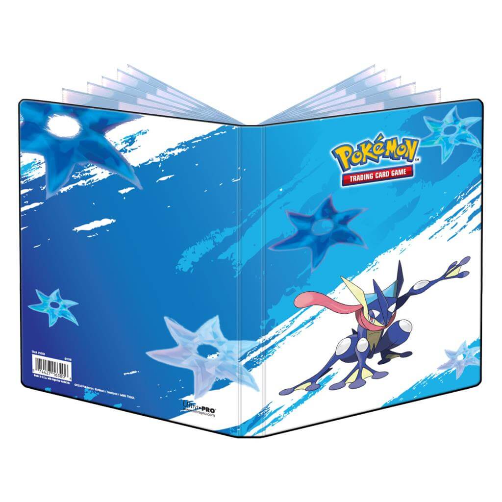 Pokémon 4-Pocket Portfolios for Pokémon feature a vibrant, full-art cover. Each portfolio stores and protects up to 40 standard size cards single-loaded and 80 cards double-loaded in archival-safe polypropylene pages. There are also pages in the center of
