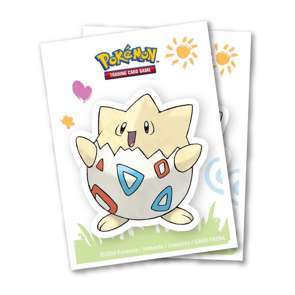 Pokémon The 105ct APEX™ Deck Protector Sleeves for Pokémon TCG are made with our new easy-shuffle formulation and feature vibrant artwork of Togepi among a joyous scene of colorful doodles on a textured back. Archival-safe polypropylene materials ensure y