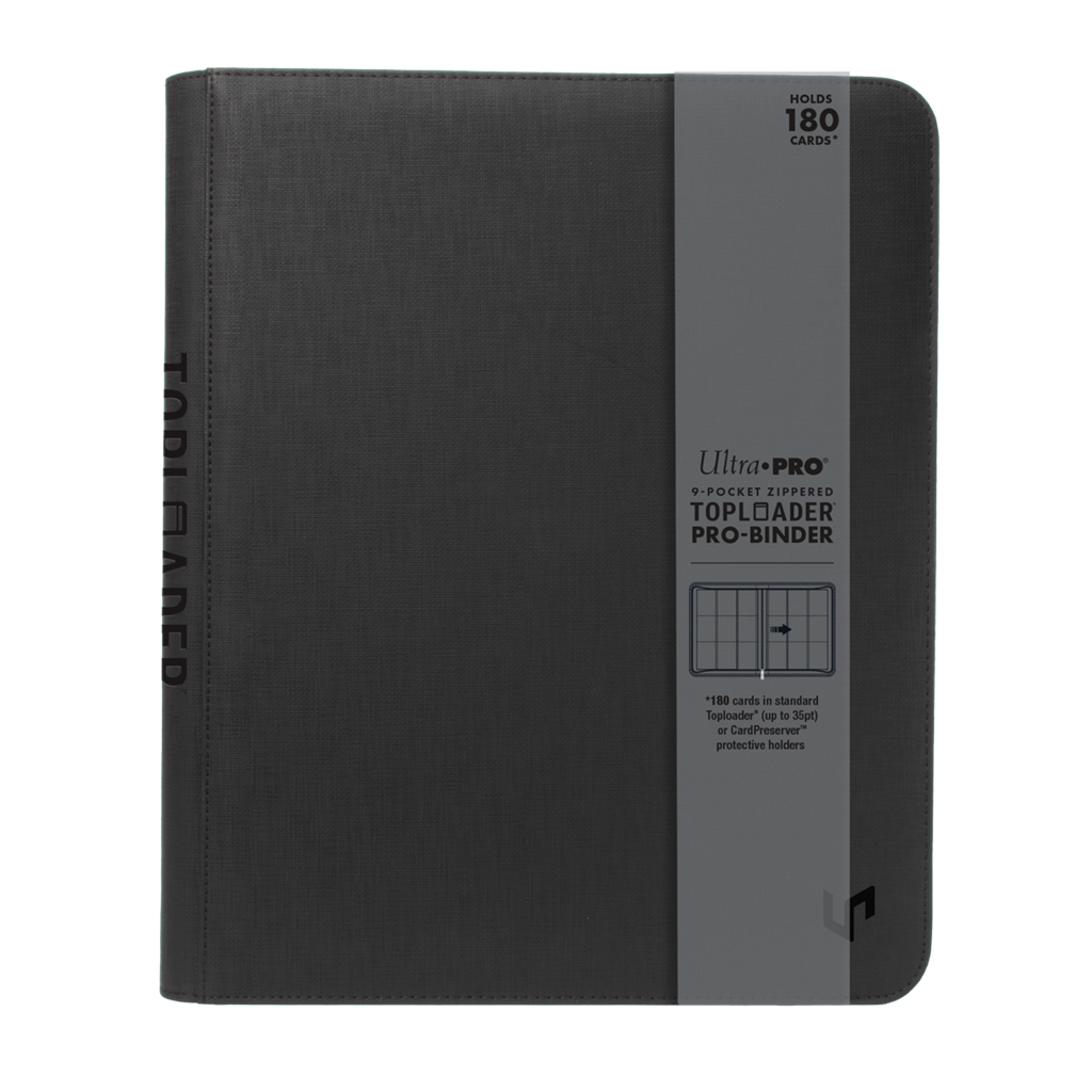 Accessoires PRO-BINDER Zippered 9-Pocket PremiumThe 9-Pocket Zippered Premium PRO-Binder® is designed for collecting and organizing your favorite trading cards. Each binder features a padded textured cover with a zipper closure and pull tab. After unzippi