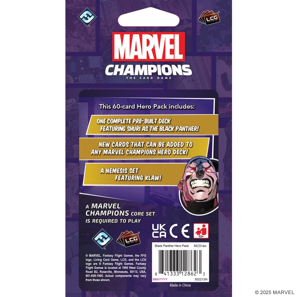 Marvel LCG Champions Panther Hero Pack