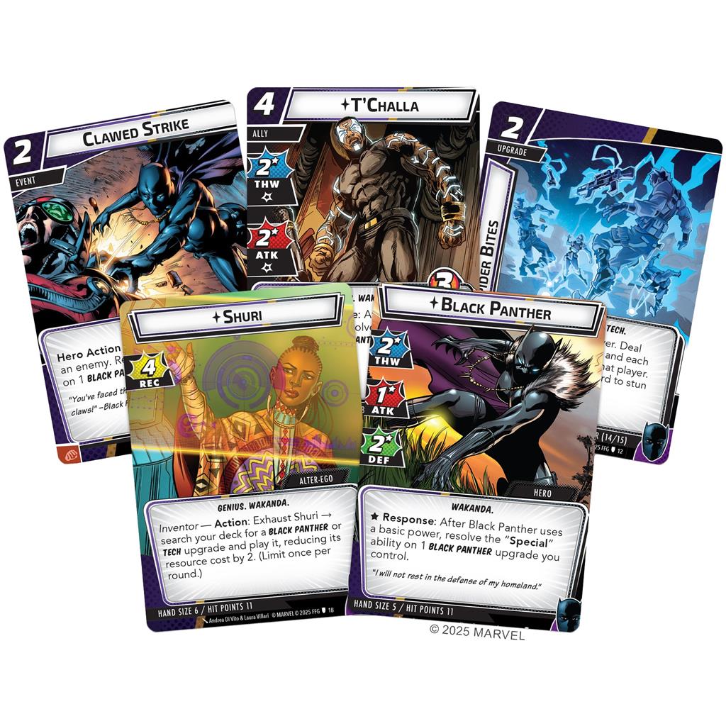 Marvel LCG Champions Panther Hero Pack