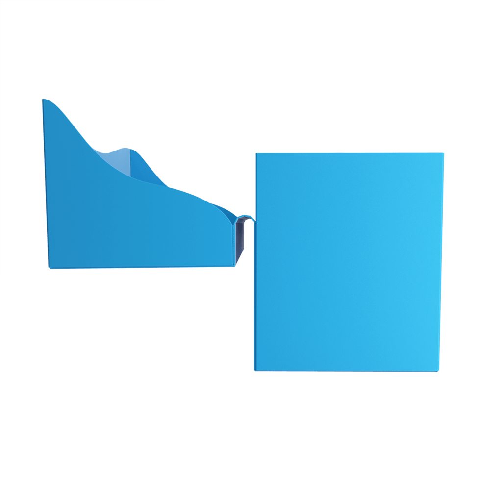 Accessoires Deze opbergdoos is perfect om twee complete decks of maximaal 200 kaarten met dubbele sleeves op te bergen.