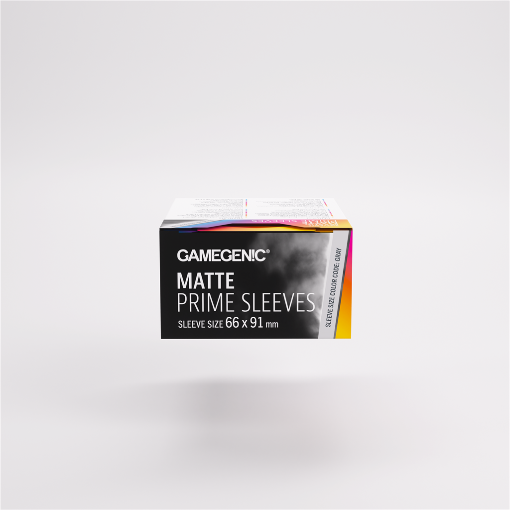 GameGenic SLEEVES Pack Matte Prime White 66x91mm (100 stuks)