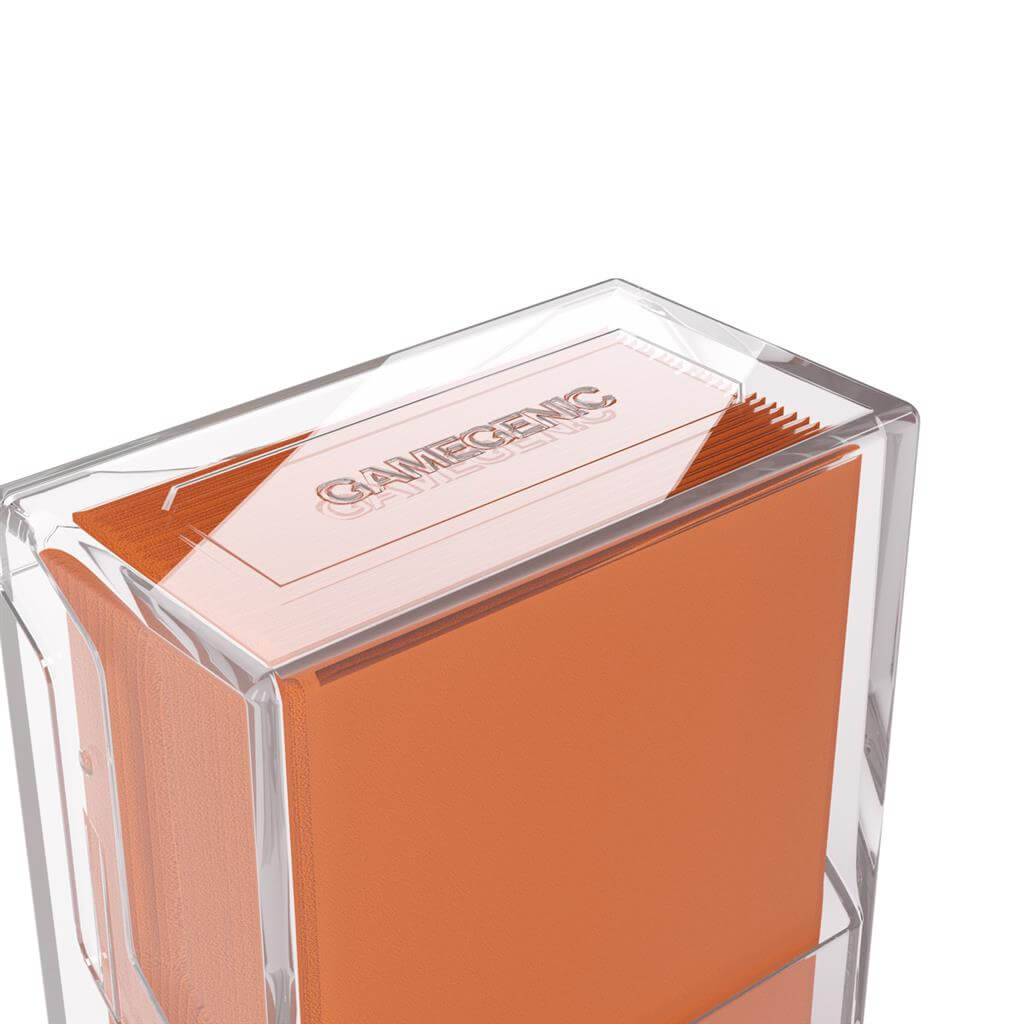 Accessoires The Bastion 50+ is a very compact and rock-solid deck box to safely protect 50+ double-sleeved cards in Closable Inner Sleeves. It is ideal for decks with 55+ double-sleeved cards in standard inner sleeves. Due to translucent materials and sma