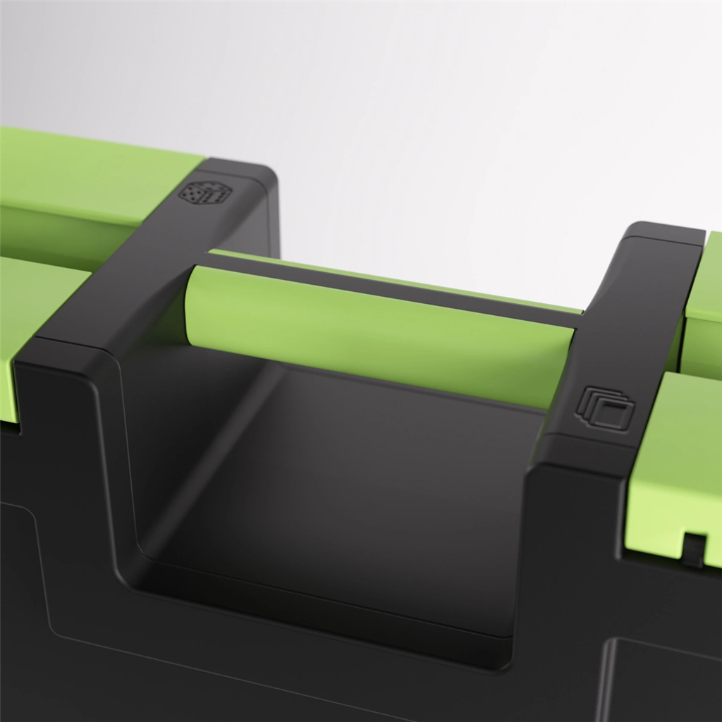 Accessoires Game Castle Black/GreenBring your gaming storage to the next level!The Game Castle is an ingenious, double-sided, all-in-one solution for board gamers, card game players, and tabletop fans. This brand-new product can be opened on either side t