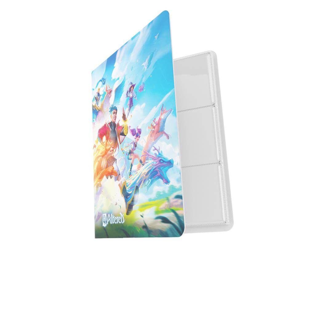 UITVERKOOP Keep your Altered® card collection safe – with style! The officially licensed Casual 18-Pocket Album is a budgetfriendly way to collect and organize your valuable Altered® cards. The Casual 18-Pocket Album has a colorful cover featuring highqua