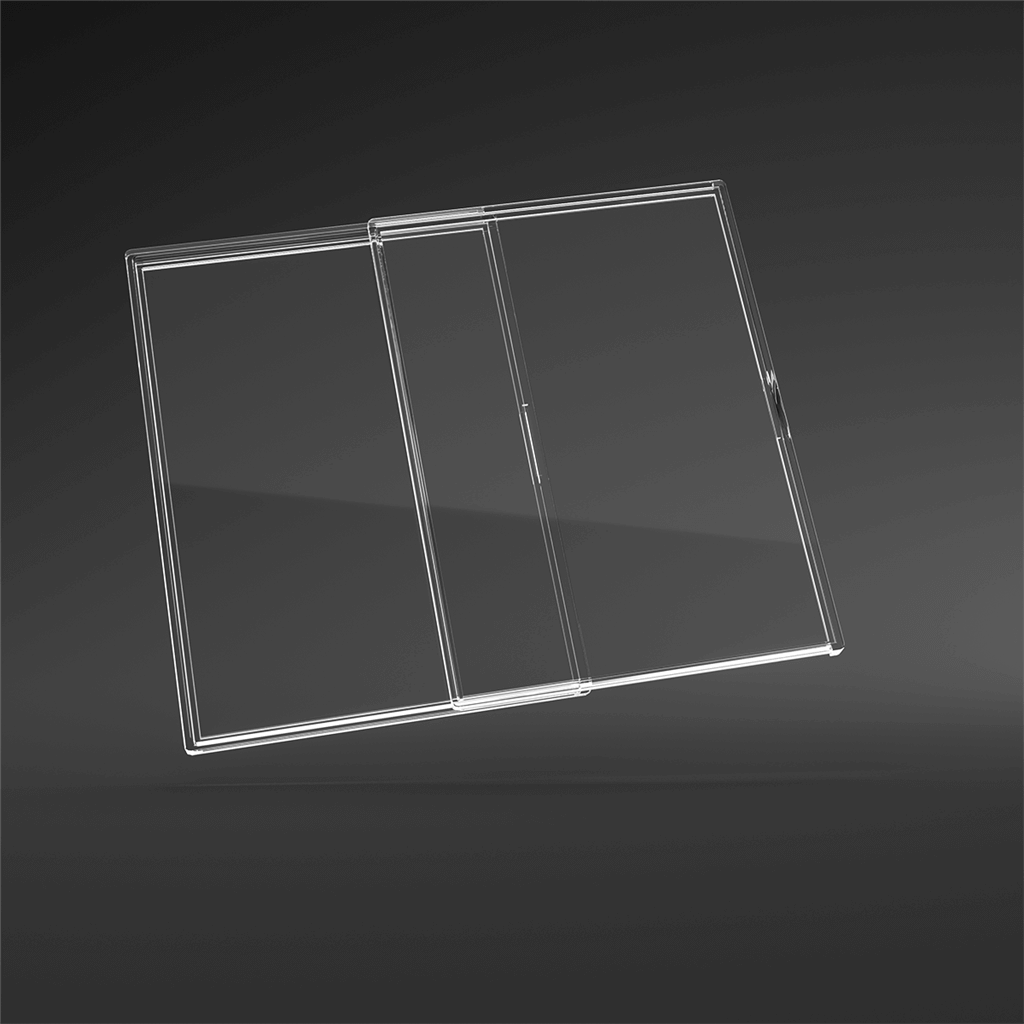 Accessoires Maximum protection for your card in an innovative rigid case with sliding mechanism! Protect and present your most valuable cards in this hard-shell card holder. The Slide Card Case holds one standard-size trading card, like Magic: The Gatheri