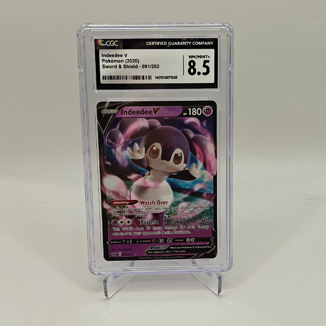 Indeedee V - Sword & Shield - 091/202 - CGC 8,5