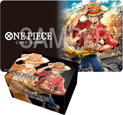 One Piece One Piece – Playmat and Card Case Set Monkey D Luffy bevat:- 1 Speelmat- 1 Card case