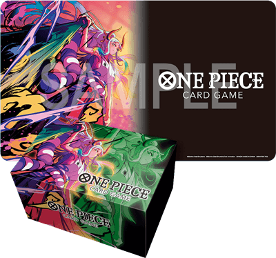 One Piece One Piece – Playmat and Card Case Set Yamato bevat:- 1 Speelmat- 1 Card case