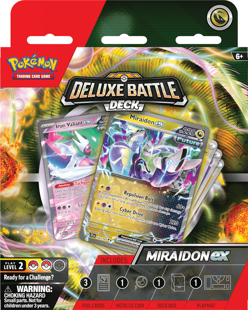 Pokémon Een luxe uitdaging voor je tegenstander!De nieuwe Pokémon TCG: Deluxe Battle Decks zijn een stap omhoog voor spelers die klaar zijn voor een uitdaging, met geavanceerdere strategieën en extra power kaarten. Elk deck van 60 kaarten bevat 3 foil kaa