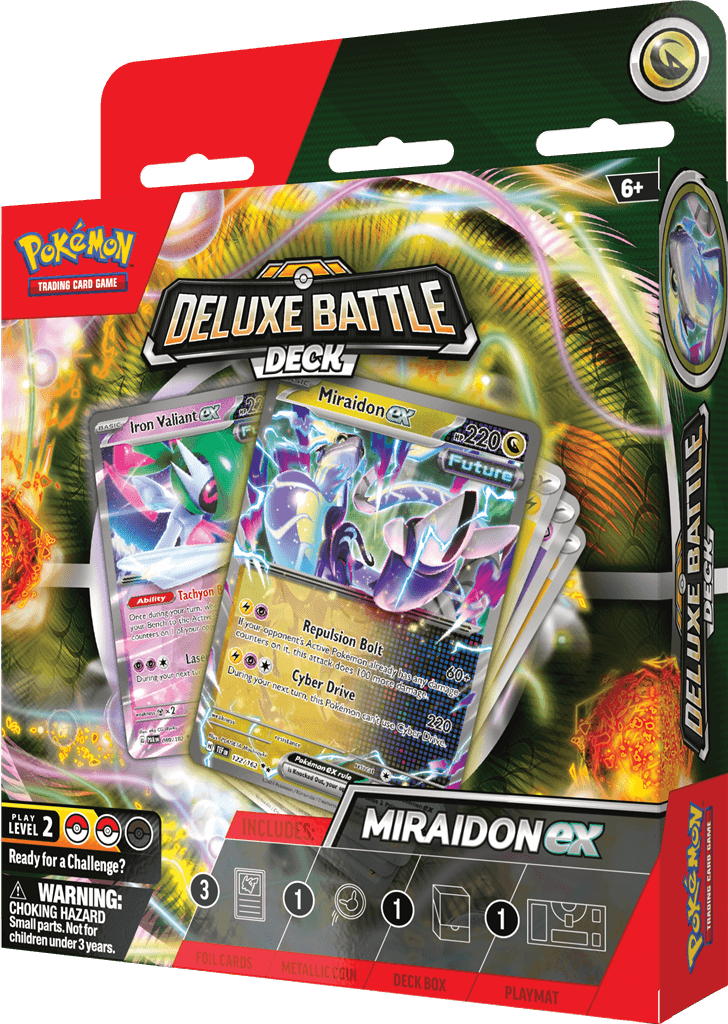 Pokémon Een luxe uitdaging voor je tegenstander!De nieuwe Pokémon TCG: Deluxe Battle Decks zijn een stap omhoog voor spelers die klaar zijn voor een uitdaging, met geavanceerdere strategieën en extra power kaarten. Elk deck van 60 kaarten bevat 3 foil kaa