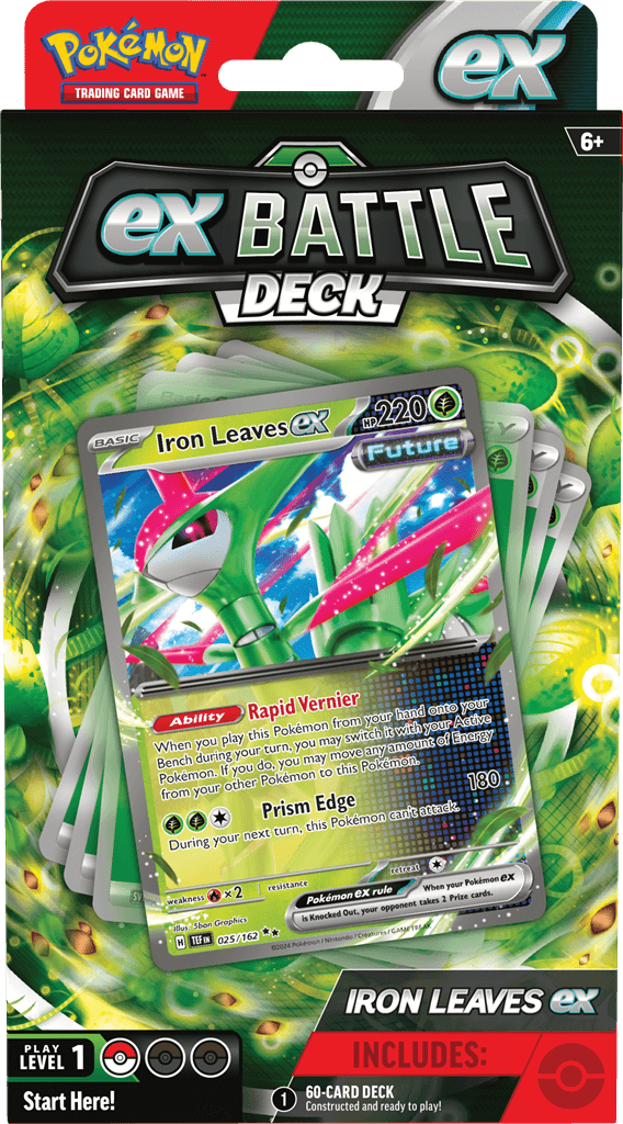 Pokémon Machtige Pokémon ex strijden voor de overwinning!Machtige Pokémon ex staan klaar om het slagveld op te stormen in de nieuwe Pokémon TCG: ex Battle Decks! Elk deck van 60 kaarten wordt geleid door een uitzonderlijke Pokémon ex en bevat alles wat je