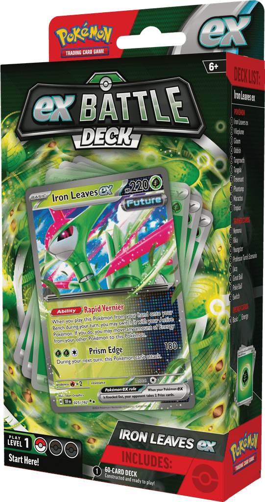 Pokémon Machtige Pokémon ex strijden voor de overwinning!Machtige Pokémon ex staan klaar om het slagveld op te stormen in de nieuwe Pokémon TCG: ex Battle Decks! Elk deck van 60 kaarten wordt geleid door een uitzonderlijke Pokémon ex en bevat alles wat je