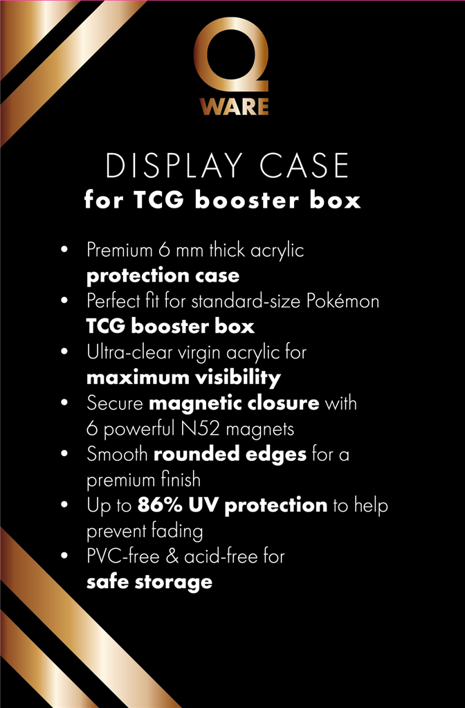 Qware Display case - TCG Booster Box