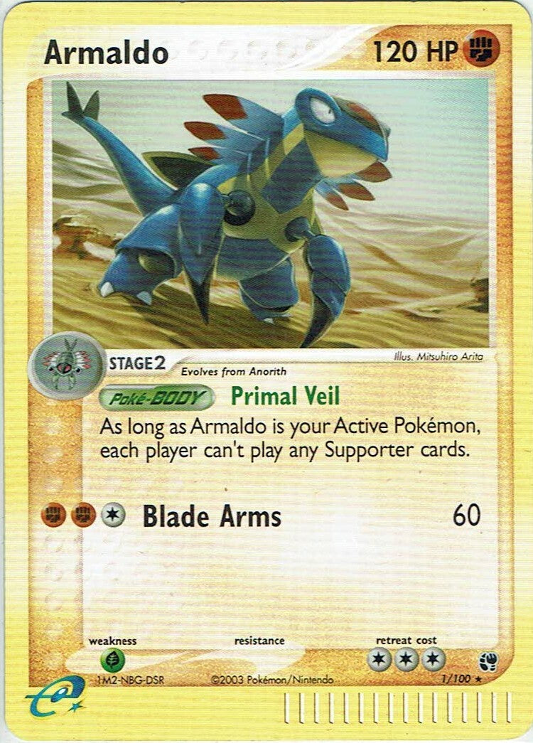 Armaldo - EX Sandstorm - 1/100