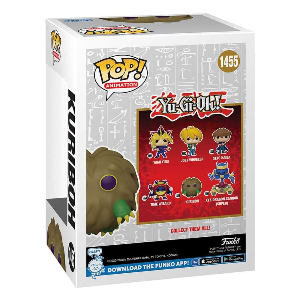 Yu-Gi-Oh Dit is Kuriboh van Yu-Gi-Oh als Funko Pop. Komt verpakt in een vensterverpakking en de figuur is ongeveer 9 CM groot.